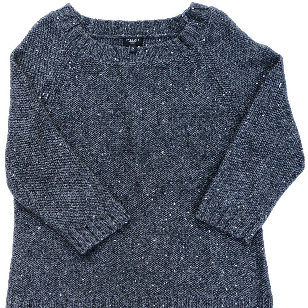 Dark Gray Sweater w/ sequins